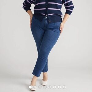 Universal Standard Seine high rise Ankle Skinny Jeans plus size 32 new